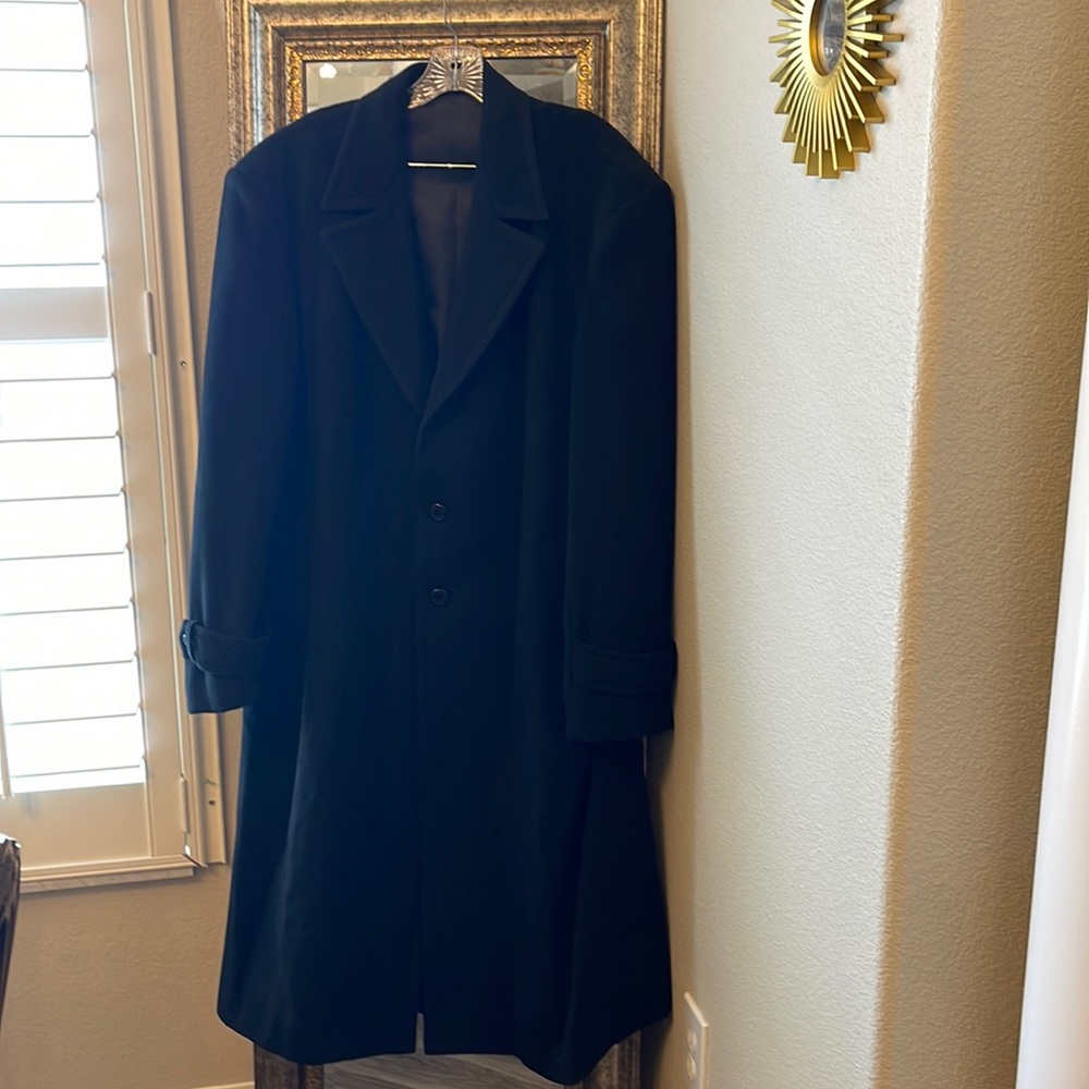 Men’s custom wool long coat